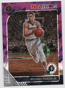 Michael Porter Jr. 2019-20 NBA Hoops Premium Stock Pink Ice 22 /25 Nuggets - Picture 1 of 2