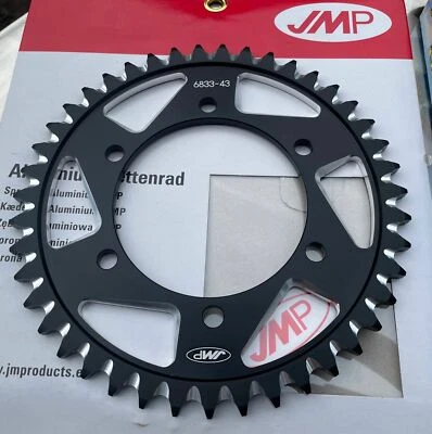 RK / JMP - Alu Kettenrad für Yamaha YZF R1, RN01, RN04, RN09, 43 Z, 479-43 black - Bild 1 von 4