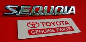 2001 - 2007 TOYOTA SEQUOIA Rear Hatchbak Gate Trunk Emblem Badge OEM 75471-0C020 - Picture 1 of 6