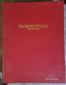 THE BAPTIST HYMNAL LARGE PRINT EDITION 1991 Convention Press Red Hardcover NICE - Picture 1 of 5