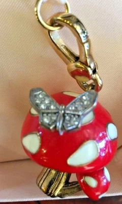 NUEVO CON ETIQUETAS JUICY COUTURE RARO PAVÉ DE SETAS CRISTAL MARIPOSA ENCANTO YJRU5144 Foto 1 de 4