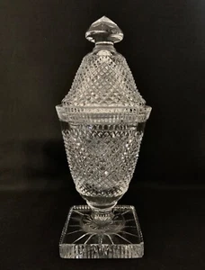 Anglo Irish Cut Glass 9.75" Lidded Urn / Sweetmeat Jar c.1820-1845 - Picture 1 of 12