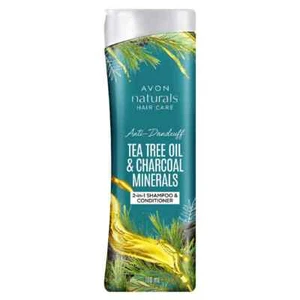 1 Pc x180ML Avon Naturals Tea Tree Oil & Charcoal 2-in-1 Shampoo and Conditioner - Picture 1 of 4