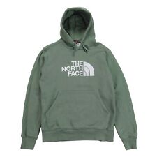 The North Face Hoody Mens Small S Green White Spellout Logo Hoodie Sweatshirt