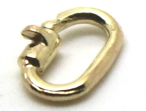 9ct Yellow Or Rose Or White Gold 375 Link Lock Locks 6mm x 4mm**Free Post in oz - Picture 1 of 13