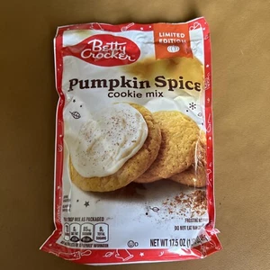 Betty Crocker Pumpkin Spice Cookie Mix 17.5 oz Limited Edition New - Picture 1 of 3
