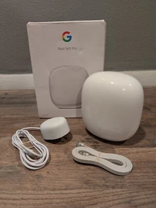 New Google Nest WiFi Pro Tri-Band AXE5400 WiFi 6E Mesh Router 6Ghz +TESTED - Picture 1 of 8