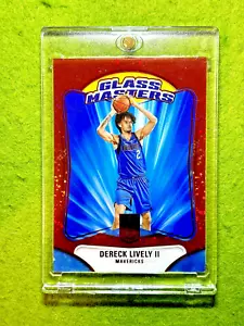 Dereck Lively II WHITE SPARKLE PRIZM ROOKIE CARD CLEAR SP RC 2022 Elite ASIA RED - Picture 1 of 24