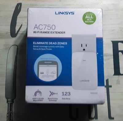 Linksys AC750 RE6250 Dual-Band Wi-Fi Range Extender - Image 1 of 2