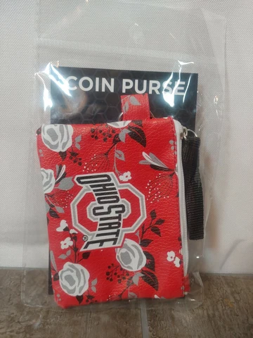 Ohio State Buckeyes zippered coin purse NEW Cover