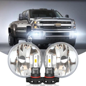 For CHEVROLET SILVERADO 2500 2015-2019 2500HD 3500HD Bumper LED Fog Lights Kit - Picture 1 of 16