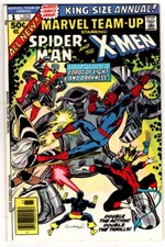 Marvel Team-Up Annual #1, Spider-Man and The X-Men, 1976  HIGHER GRADE 