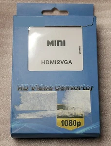 HYFAI MINI HD VIDEO CONVERTER FOR HDMI TO VGA+ AUDIO BYPASS (WHITE) - HDV-M630 - Bild 1 von 6