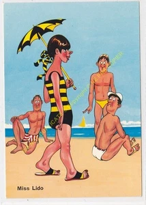 CP Humour Plage Miss Lido - Picture 1 of 2