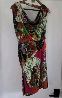 Vestido Vaina Alfani Sin Mangas Hasta la Rodilla Talla 4 Floral Mariposas Foto 1 de 4