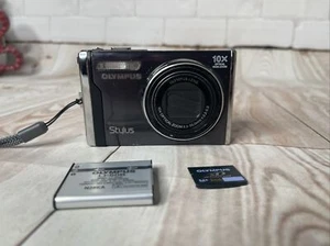 Olympus Stylus 9000 Digital Camera - Black - Battery and 2GB M+ Memory Card READ - Picture 1 of 12