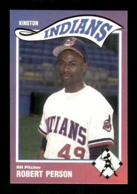 1990 Sportsprint Kinston Indians 23 Robert Person BXCP35 - Image 1 of 2