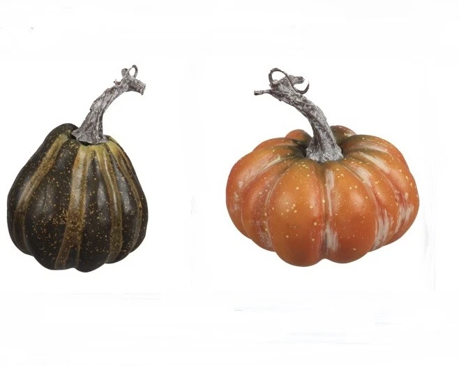 4 STK KÜRBIS DEKO Kürbisse XXL oth1 Deko Halloween Autumn 12cm Herbstdeko Party - Bild 1 von 1