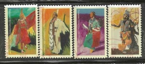 US NEW 2025 POW WOW POWWOWS SET of 4 USED SINGLES OFF PAPER SOUND - Picture 1 of 1