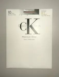 Calvin Klein Maximum Sheer Sexy Sheerness Control Top Size 3 Light 770 Pantyhose - Picture 1 of 2