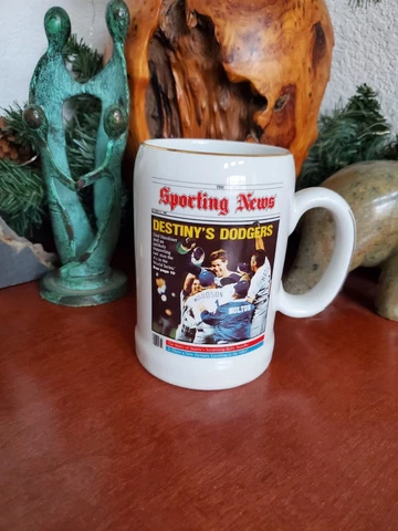 Los Angeles Dodgers Vintage 1988 World Series Champions Cup The Sporting News Cover