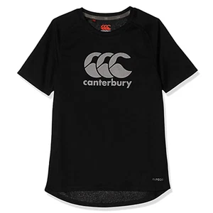 CANTERBURY Vapodri Large Logo T-Shirt Boys Age 6 Years Black NEW - Picture 1 of 2