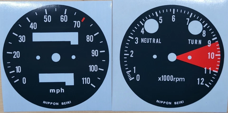 Calcomanía superpuesta reloj medidor velocímetro honda cl360 k cl 360 k cl360 Foto 1 de 1