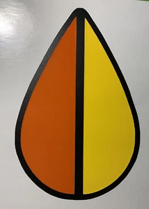 Wakaba Orange Drop Leaf Sticker Decal - JDM New Driver 5" - Bild 1 von 1