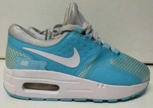 Nike Air Max Zero Essential PS White Blue Youth Shoe 881228-002 Multiple Sizes - Picture 1 of 6