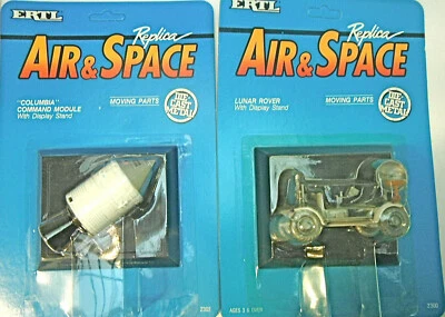 4 1990 Ertl Air and Space Diecast Friendship 7+Eagle + Lunar Rover Command Mod.  Foto 1 de 2