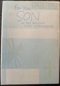 Hallmark DaySpring First Communion Son Greeting Card - Picture 1 of 3
