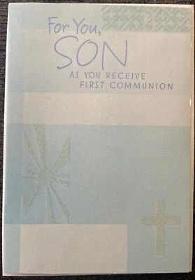 Hallmark DaySpring First Communion Son Greeting Card - Image 1 of 3