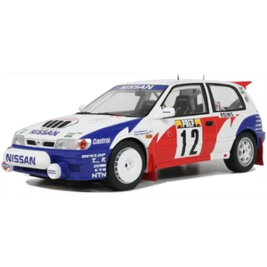 OTTO Scala 1:18 Nissan Sunny GTI-R Bianco Tommi Makinen Rally Montecarlo 1992 - Foto 1 di 2