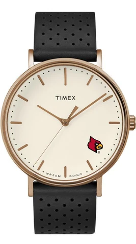 Ladies Timex Louisville Cardinals Watch Rose Gold Grace Watch Cover