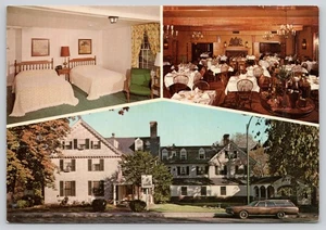 Lord Jeffery Inn Amherst Massachusetts Unposted Postcard w/ Stamp & Message - Picture 1 of 2