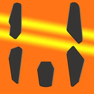 Mausfüße für Roccat Kone AIMO, Kone AIMO Remastered Ersatz Pad Gleitfüße Gleiter - Bild 1 von 2