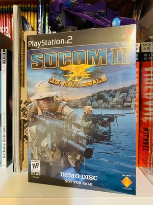 Socom II: U.S. Navy Seals - Sony Playstation 2 PS2 - Demo Disc - New & Sealed - Image 1 of 2