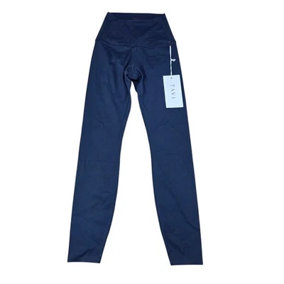 New Tavi Noir High Waisted 7/8 Tight Navy Athletic Leggings Women's Size XS NWT - Image 1 of 4