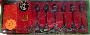 Brinns Miniature Lamp Posts 6 Tested Works in Original Box CHRISTMAS DISPLAY#1 - Picture 1 of 8