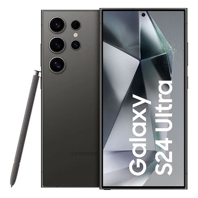 Samsung Galaxy S24 Ultra 1TB Titanium Black (S928B) Dual-SIM Android Smartphone - Bild 1 von 4