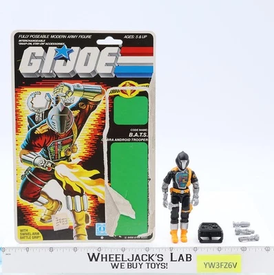 B.A.T.S. V1 Complete 36 Cardback 1986 G.I. Joe Hasbro Vintage Action Figure - Image 1 of 4
