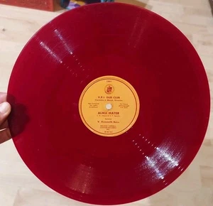 VIRGINIA POLYTECHNIC INSTITUTE 78 rpm RED VINYL RECORD - Picture 1 of 2
