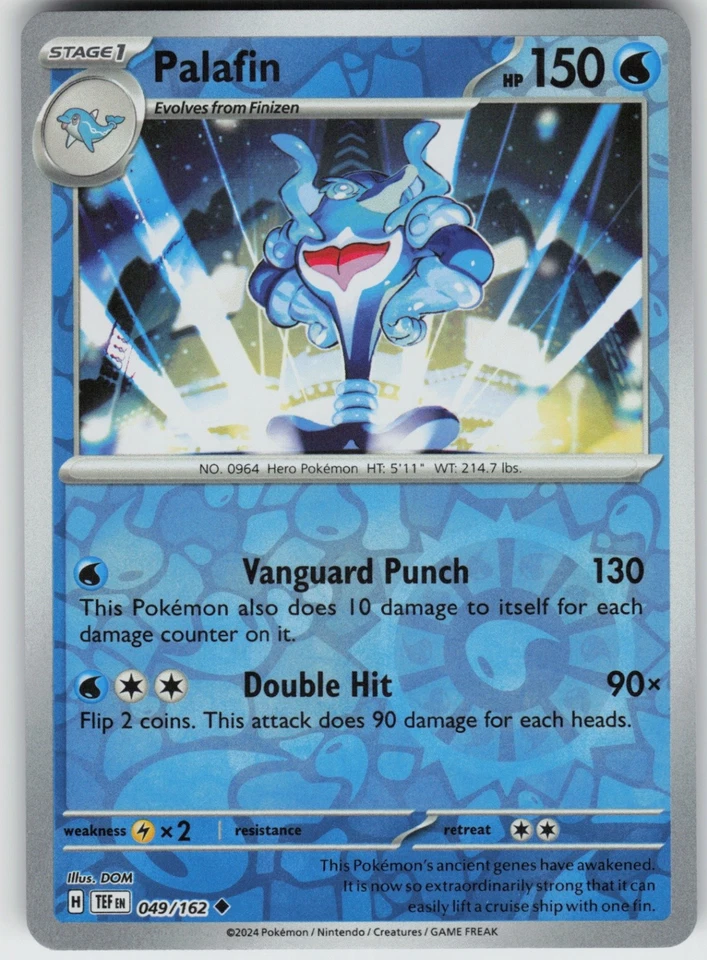 PO-01 Reverse Holo Palafin 049/162 Uncommon SV05: Temporal Forces - Image 1 of 1