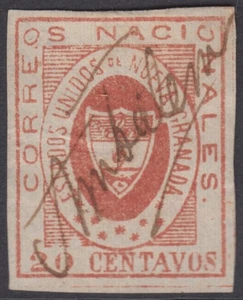 COLOMBIA, 1861 - Sc #17 - USED - Picture 1 of 2