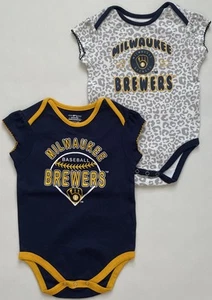 MLB Milwaukee Brewers Infantil Niñas Conjunto de 2 Piezas Body Talla 18 Meses - Imagen 1 de 6