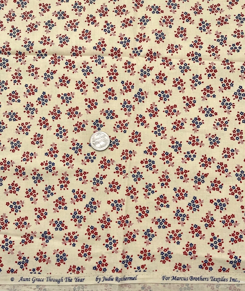 AUNT GRACE THROUGH THE YEAR July 2003 Judie Rothermel Marcus Brothers Textiles - Image 1 of 1