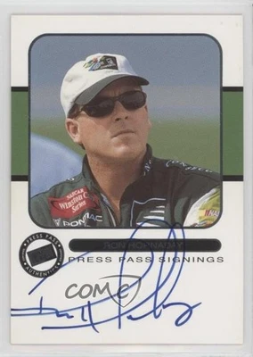 2001 Press Pass Signings Ron Hornaday Jr Ron Hornaday Auto HOF - Image 1 of 2