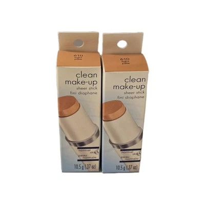 Lot Of 2 Cover Girl Clean Make-up Sheer Stick #610- Light - Image 1 of 3