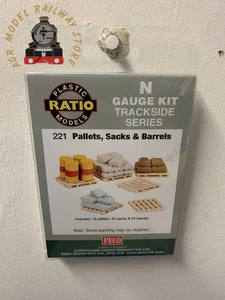 Ratio 221 Pallets/Sacks/Barrels - N Gauge - Picture 1 of 1