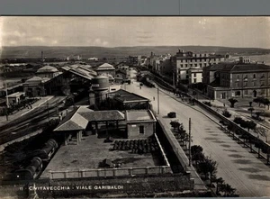 Roma Civitavecchia viale Garibaldi Stazione Treno F. Grande  spedita - Bild 1 von 2